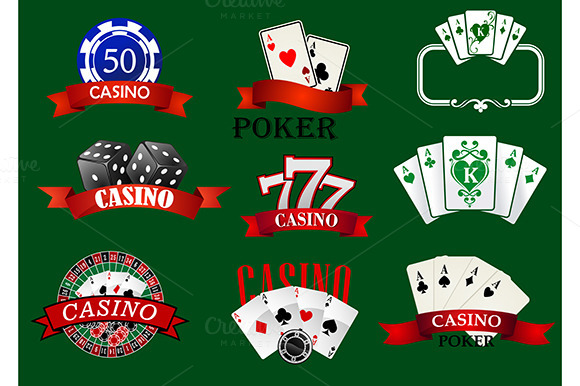 Casino And Gambling Icons Set Casino And Gambling Icons Set