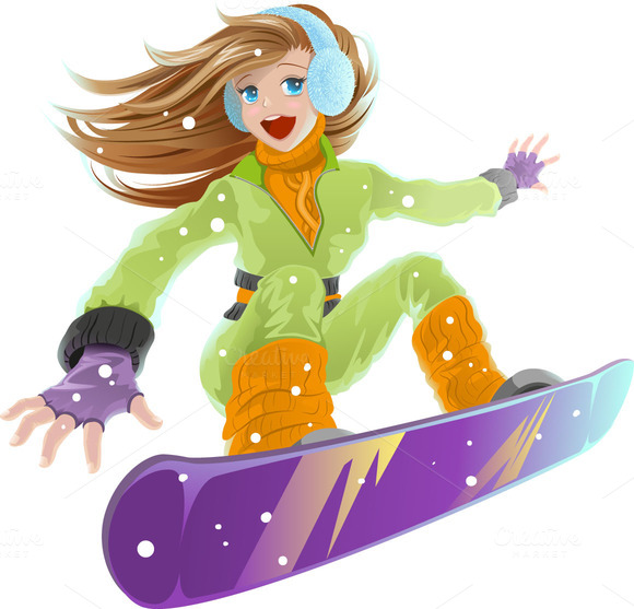 clipart snowboard - photo #38