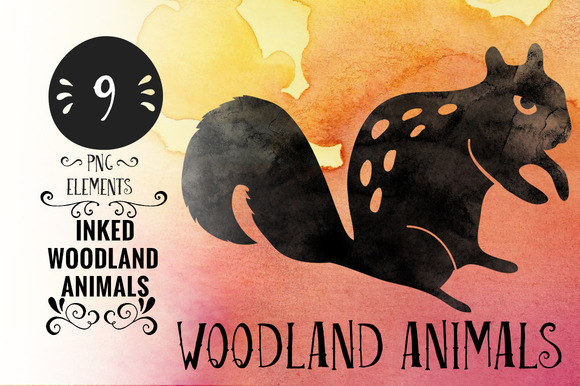 Inked Woodland Animals