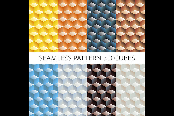 Isometric Game Brick Cubes Set Isometric Game Brick Cubes Set