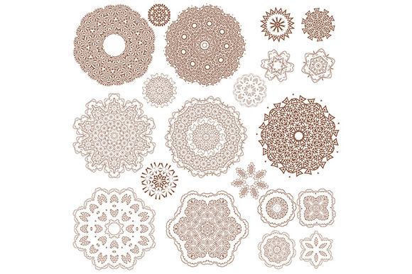 Henna Tattoo Doodle Vector Elements Henna Tattoo Doodle Vector Elements