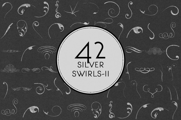 Silver Swirls II Silver Swirls II
