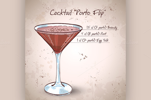 Porto Flip Cocktail Porto Flip Cocktail