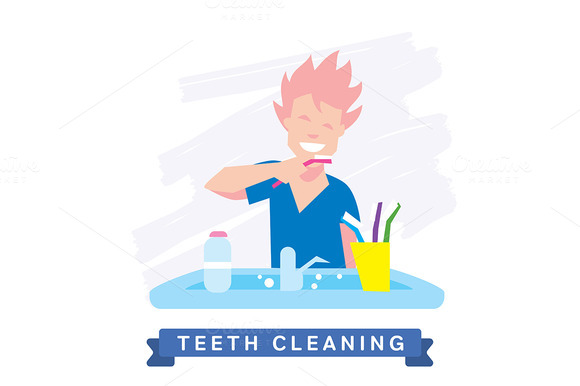 Cleaning Teeth Beautiful Smile