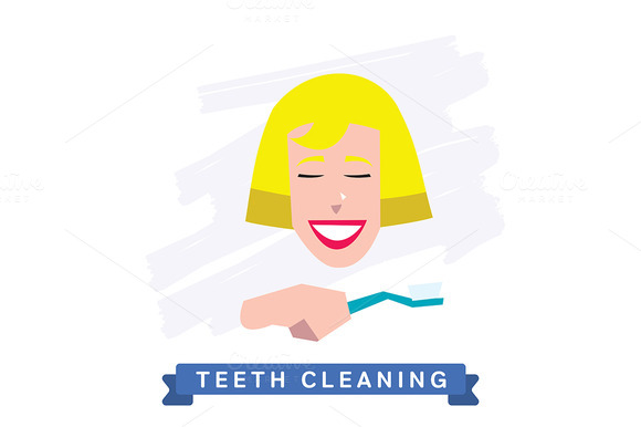 Cleaning Teeth Beautiful Smile