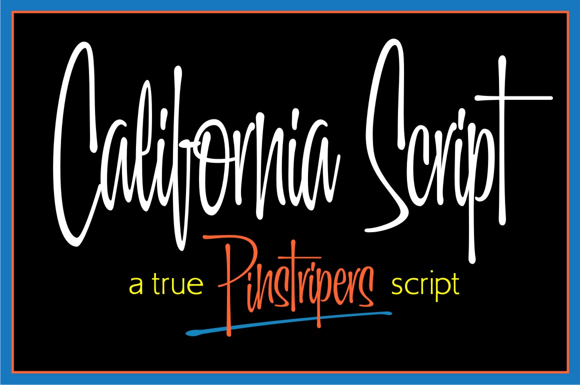 California Script Display Fonts on Creative Market