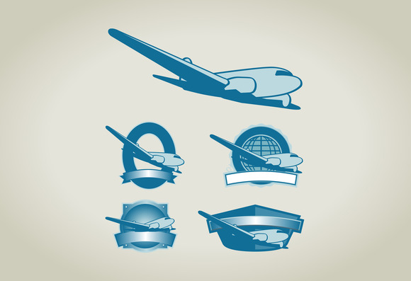 Vintage Plane Labels Vintage Plane Labels