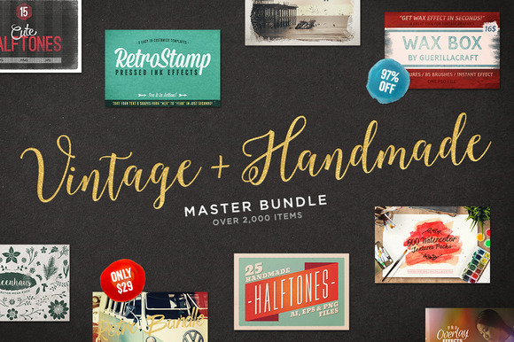 Vintage Handmade Master Bundle Vintage Handmade Master Bundle