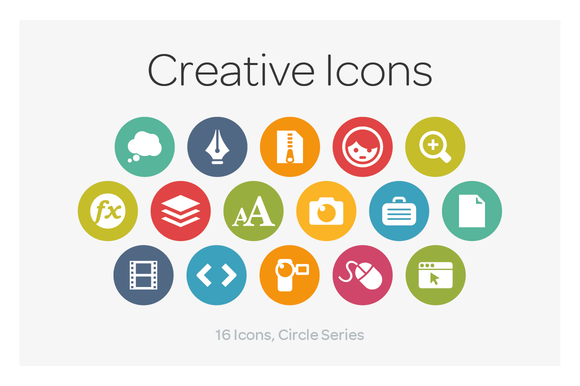 Circle Icons Creative