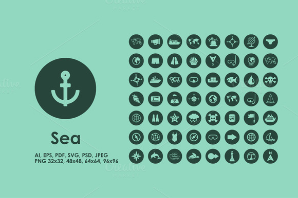 Sea Icons Sea Icons