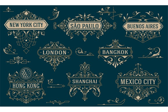 Vintage Logos And Elements Vintage Logos And Elements