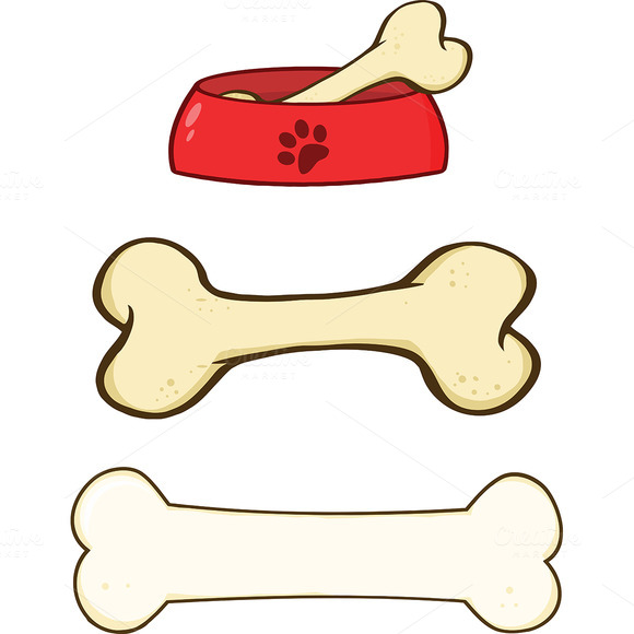 Dog Bone And Dog Bowl Collection Dog Bone And Dog Bowl Collection