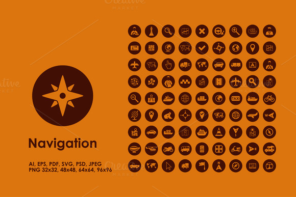 Navigation Simple Icons Navigation Simple Icons