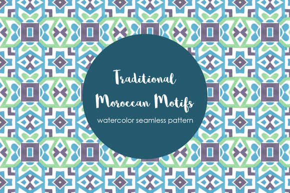 Traditional Moroccan Motif Pattern
