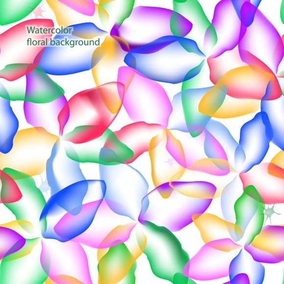 Watercolor Floral Background Watercolor Floral Background