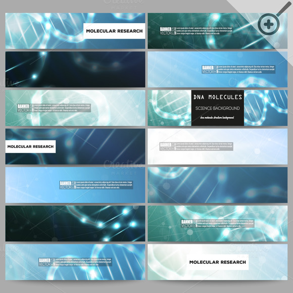 §®odern Science Vector Banners