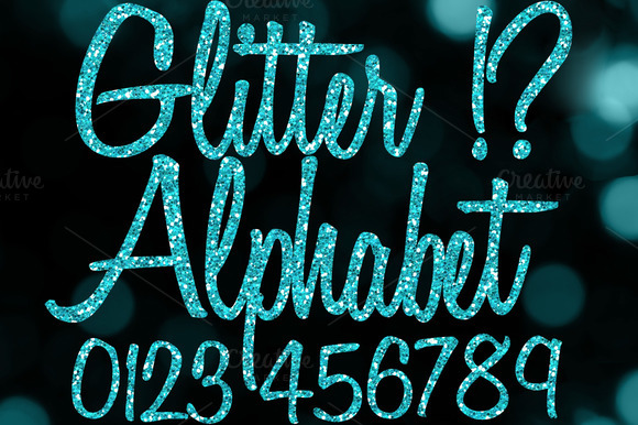Blue Glitter Alphabet Clipart PNGs Blue Glitter Alphabet Clipart PNGs