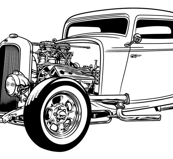 316 Vectors HOT RODS ~ Illustrations on Creative Market