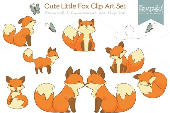 free clipart baby fox - photo #39