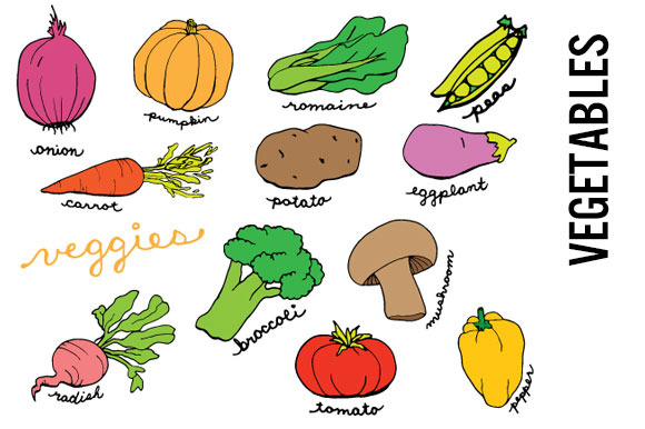 vegetables old clipart - photo #17