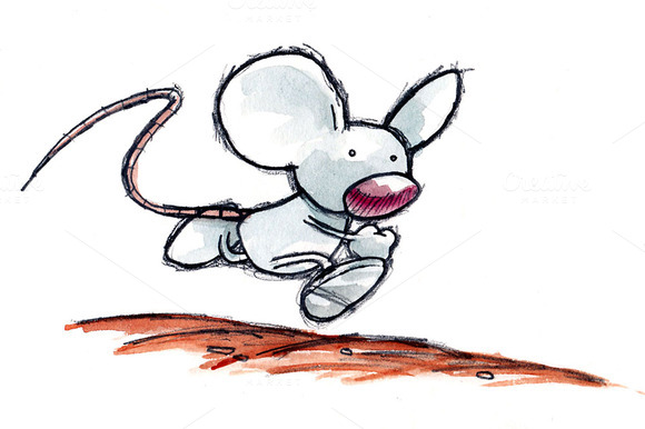 mouse race clipart - photo #9