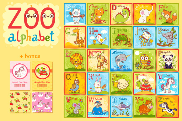 Zoo Alphabet Alphabet Animals