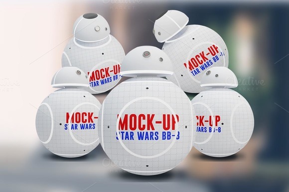 BB-8 Star Wars Mockups BB-8 Star Wars Mockups