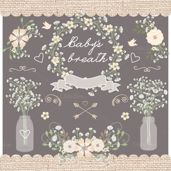 Vector Baby Breath Clip Arts Vector Baby Breath Clip Arts
