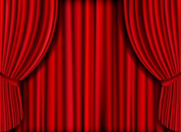 Colored Curtains Background