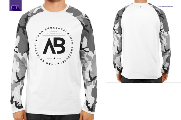 Download Raglan Longsleeve Mock-up 501680 - Heroturko Download