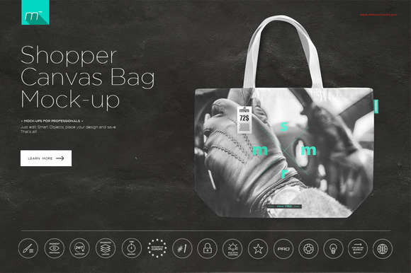 Shopper Canvas Bag Mock-up Shopper Canvas Bag Mock-up