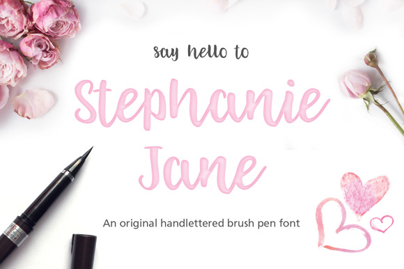 Stephanie Jane hand lettered font Sj-main-pic-f