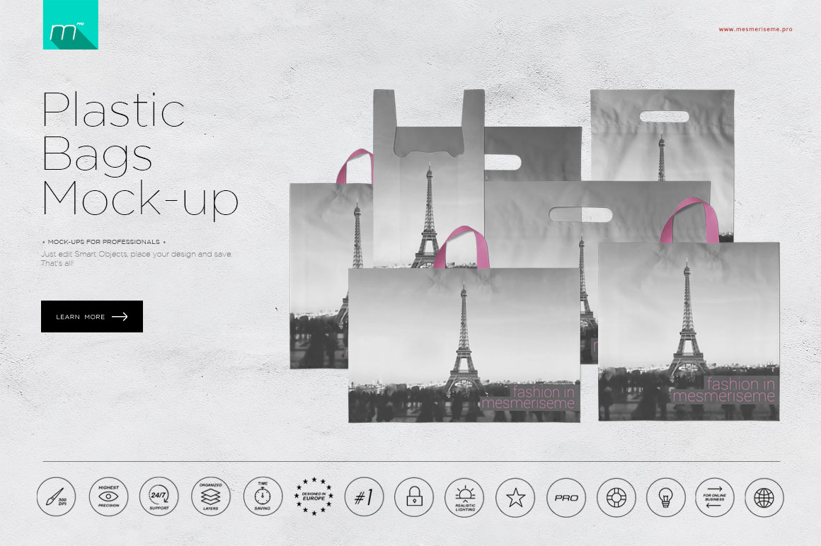 Download Plastic Bag Mock-up ~ Product Mockups on Creative Market