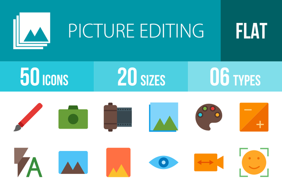 50 Picture Edit Flat MulticolorIcons 50 Picture Edit Flat MulticolorIcons