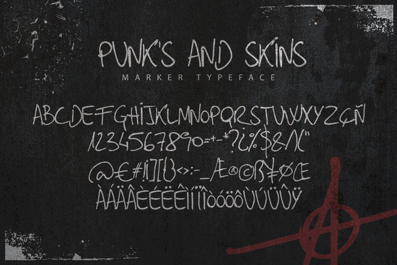 Punk's and Skins Typeface 2-f