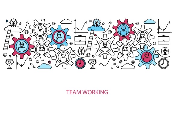 Business People Teamwork Concept Business People Teamwork Concept