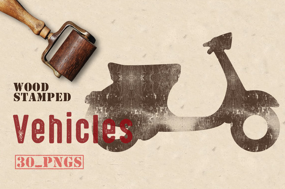 Wood Stamped Vehicles Wood Stamped Vehicles