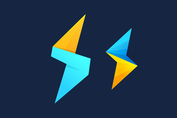 Lightning And S Letter Logo Lightning And S Letter Logo
