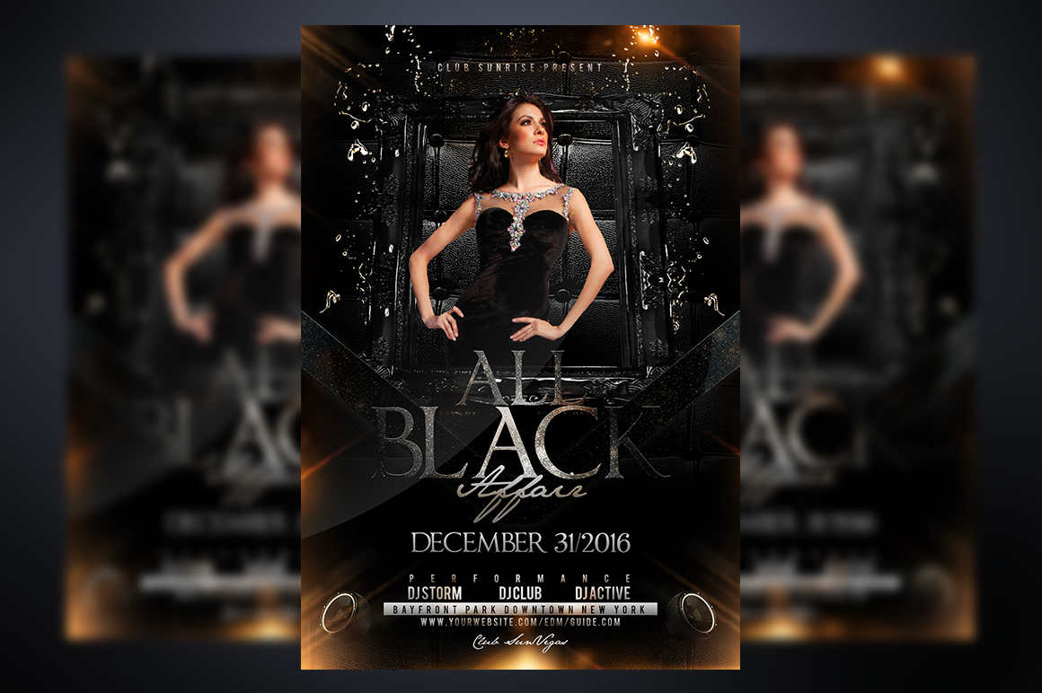 all black flyer