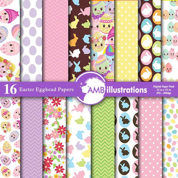Easter Digital Papers AMB-381 Easter Digital Papers AMB-381