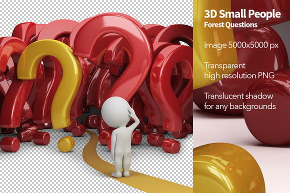 3D Small People Forest Questions 3D Small People Forest Questions