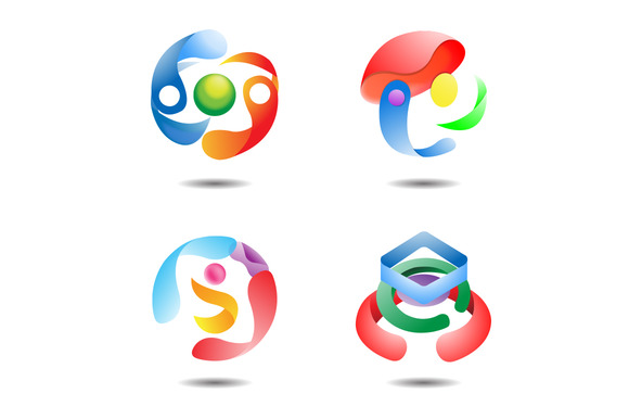 Glossy Sphere Logo Icon Template Glossy Sphere Logo Icon Template