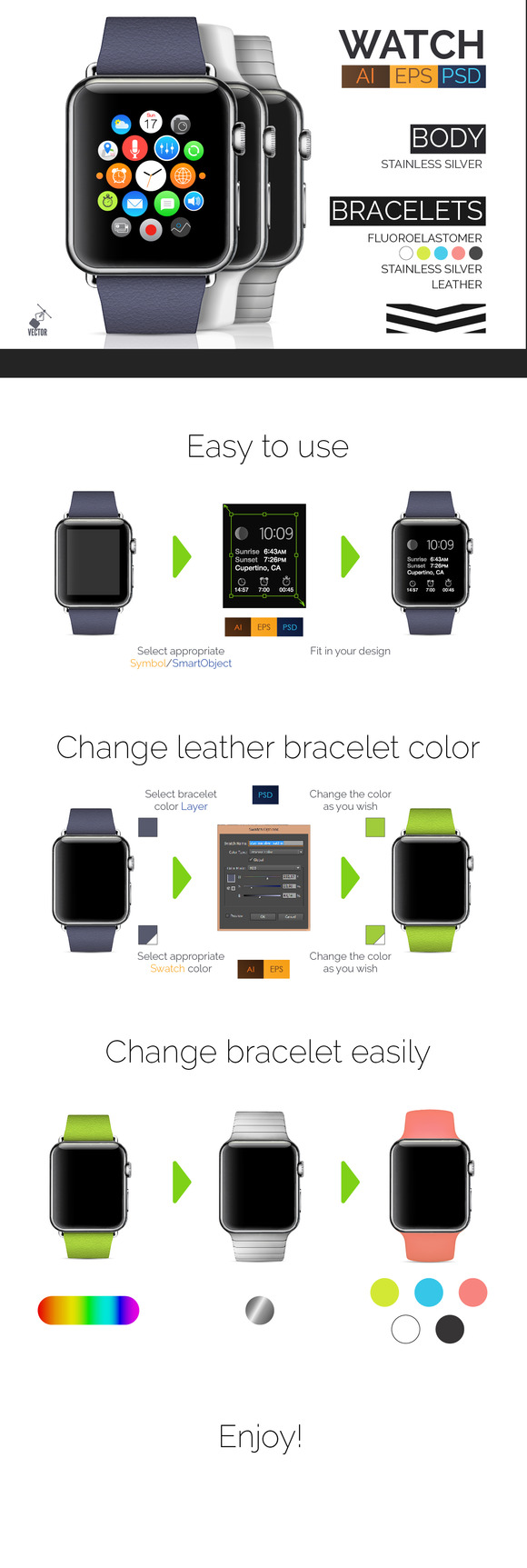 Stainless Apple Watch BONUS Stainless Apple Watch BONUS