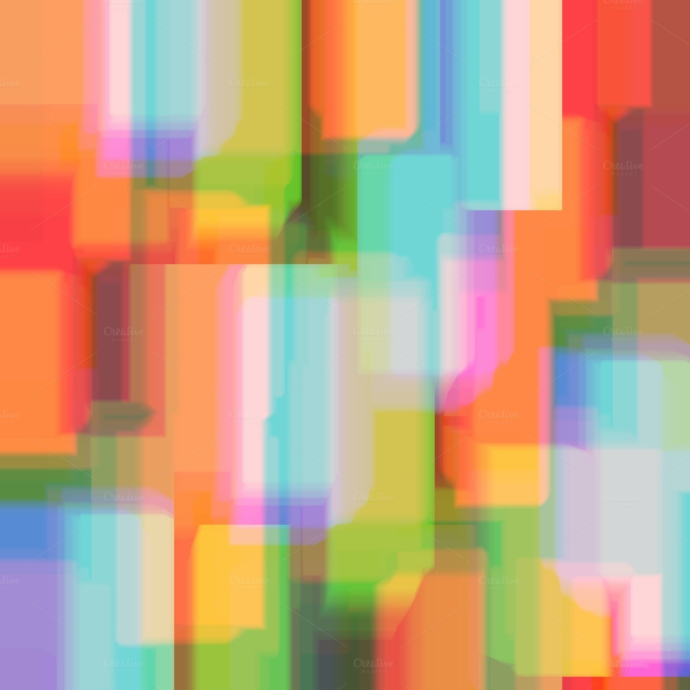 Colorful Rectangle Abstract ~ Abstract Photos on Creative Market