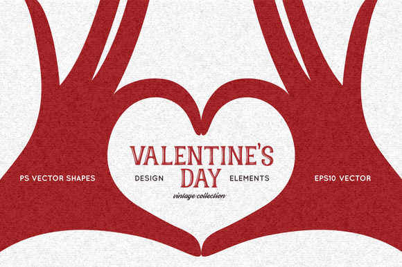 Valentine S Day Design Elements Valentine S Day Design Elements