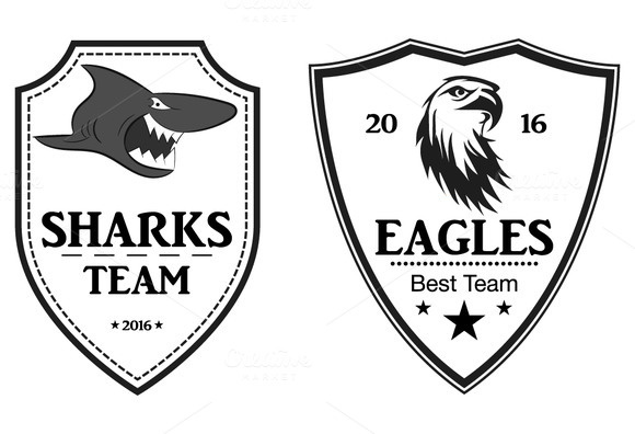 Sports Logo Patch Emblem Vector Sports Logo Patch Emblem Vector