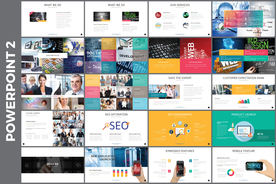 Startup Slide Deck Presentation Templates on Creative Market