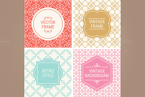 Mono Line Frames And Patterns Mono Line Frames And Patterns