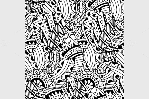 Pattern With Ethnic Elements Pattern With Ethnic Elements