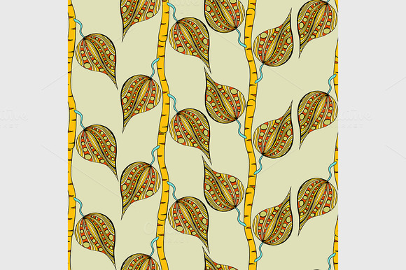 Pattern Of Doodles Branches Pattern Of Doodles Branches